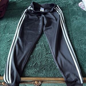 Adidas Kids Black Track Pants